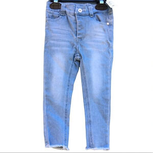 Jessica Simpson Light Wash Faded Raw Hem Jeans Baby 12M Toddler 12 Months NWT
